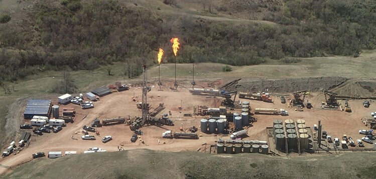Добыча нефти на территории Bakken